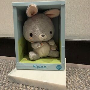NWT - Kaloo Yoga Gray “Candy The Rabbit” Plush Bunny Toy